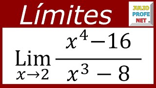 LÍMITES ALGEBRAICOS  Ejercicio 10 [upl. by Werdna]