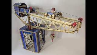 Meccano 1937 Hammerhead Crane [upl. by Ordep363]