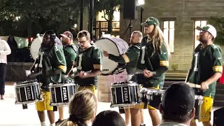 Tundra Line in Oak Creek  Green Bay Packers Official Drum Line September 6 2024 [upl. by Stich849]