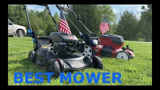 Super Recycler vs Recycler 60V  TORO MOWER REVIEW [upl. by Rosenberger494]