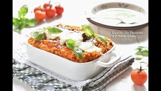 Timballo di riso al ragù  ricetta siciliana  Ricette che Passione [upl. by Nerraj]