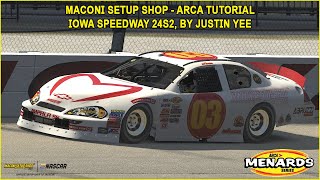 iRacing ARCA Iowa Speedway Raceway Guide to Qualifying and Race 24S2 [upl. by Urissa]