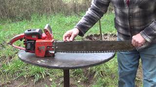 Vintage Chainsaw BS 1972 Homelite XL 12  Cant Believe It Part 2 [upl. by Eisned646]