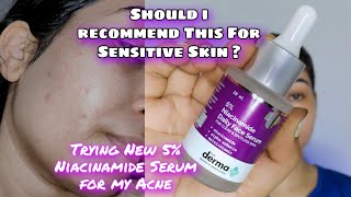 Review New The Derma Co 5 Niacinamide SerumSkincare Product For Oily Acne Prone Skin oilyskincare [upl. by Eicul]