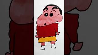 Shinchan drawing amp colouring for kids  Shorts  How to draw shinchan [upl. by Iaoh]