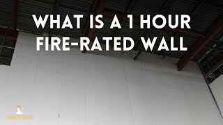 What is a 1 hour firerated wall [upl. by Piero]