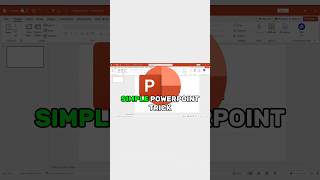 Simple PowerPoint Trick powerpointpresenation tutorial graphicdesign [upl. by Marsh]