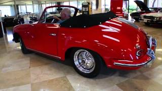 1960 Porsche 356 B Cabriolet Red [upl. by Aitnas]