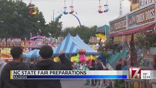 NC State Fair previews new rides during October prep [upl. by Cinderella]