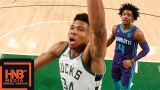 Milwaukee Bucks vs Charlotte Hornets Full Game Highlights  March 9 201819 NBA Season [upl. by Eivad761]