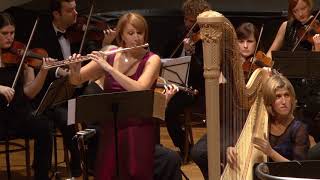 Mozart  Flute amp Harp concerto K 299  2nd movement  Andantino [upl. by Ahsienaj]