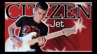 Citizen  Jet Guitar amp Bass Cover w Tabs [upl. by Ruelle488]