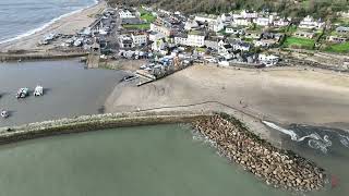 Lyme Regis  Drone  4K [upl. by Ebocaj]