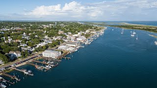 Beaufort North Carolina From a Drone in 4K [upl. by Mussman]