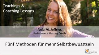 Selbstbewusstsein steigern Coaching [upl. by Yoo]