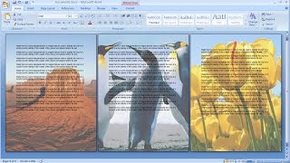 How to create a watermark only to the selected page in word  Picture watermark [upl. by Enyleve]