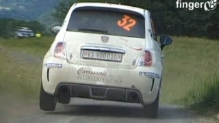 FIAT Abarth 500 R3T Rallye du Chablais 2011 David Finger special [upl. by Pulsifer]