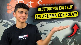 BLUETOOTHLU KULAKLIK SES AZALMASI ÇÖZÜMÜ  Bluetoothlu Kulaklık Ses Artırma 2023 [upl. by Lewison913]