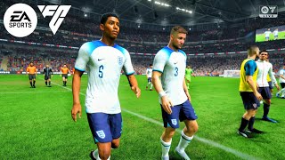 🔥⚽️ Inglaterra vs Croácia Jogaço Amistoso  Bellingham Brilha no Modo Carreira FC24 PS5 🎮🚀 [upl. by Rosemary710]