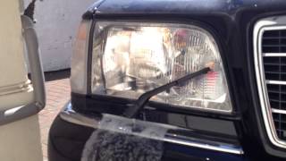 W140 headlight wiper 1 [upl. by Halden38]