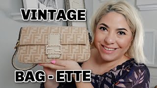 Vintage Fendi Baguette  What Fits Inside amp Review [upl. by Enined165]