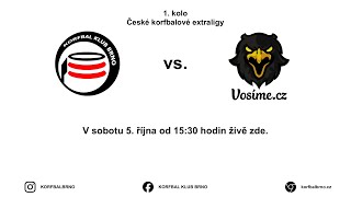 Korfbal Klub Brno vs Vosímecz Korfbal Prostějov  1 kolo ČKE 5 řijna 2024 [upl. by Cori]