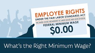 Whats the Right Minimum Wage  5 Minute Video [upl. by Kieger]