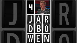 Jarrod Bowen 10 Seconds Word Game Challenge [upl. by Alroi]