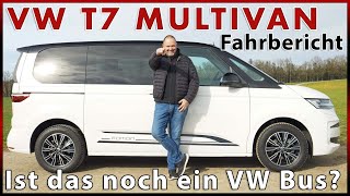 Volkswagen VW T7 Multivan 20 l TDI  Ist das noch ein VW Bus Test Probefahrt Review Deutsch 2024 [upl. by Kucik68]