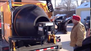 Traverse City DPS Asphalt Recycler Demo [upl. by Yedoc]