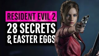 Resident Evil 2  28 Secrets and Easter Eggs [upl. by Marashio]