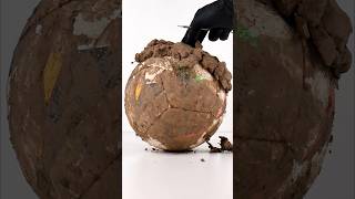 Cleaning The Dirtiest EURO 2024 Match Ball [upl. by Noremmac]