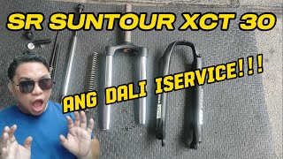 PAANO Mag Service ng FORK  SR SUNTOUR XCT 30 mtb [upl. by Nessaj353]