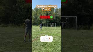 Crossbar Challenge ⚽️🏈 [upl. by Gnov]