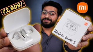 Redmi Buds 5 review 🚀  46dB Hybrid ANC  Best TWS Under 3000  🤔 [upl. by Anayk422]