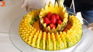 Fruit Centerpieces  Edible Party Fruit Ideas  Art with Fruit [upl. by Nnylecyoj]