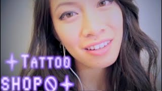 ASMR Fantasy Ear Piercing amp Tattoo Shop Ear Piercing and Cleaning [upl. by Ibok694]