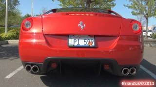 Ferrari 599 GTB Fiorano HGTE Start and Accelerate [upl. by Haididej506]