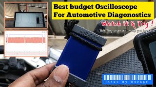 Best 2Channel Lowcost oscilloscope for Automotive Diaganosis  HS502 by Hscope with 12bit Resolution [upl. by Huckaby]