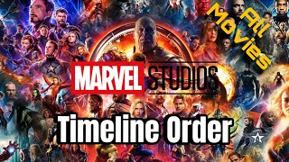 All MCU MoviesShows In Chronological Order 2023 [upl. by Hodess875]