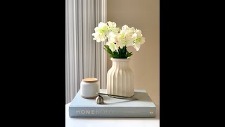 DIY  Stone Textured Vase [upl. by Ahsotal965]