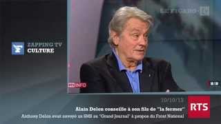 FN  Alain Delon conseille à son fils de quotla fermerquot [upl. by Iilek]