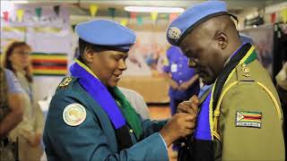 UNAMID  United Nations police in the African UnionUnited Nations Hybrid operation in Darfur [upl. by Gerladina498]