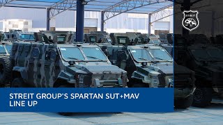 Streit Groups Spartan SUTMAV Line up  Safest Armored Personnel Carriers in the World [upl. by Sito661]