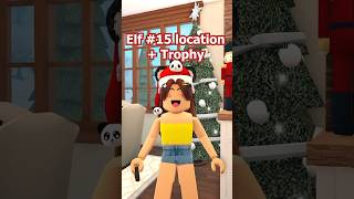 15th LAST Bloxburg Elf Location  Trophy ELF HUNT 2023 roblox bloxburgelf [upl. by Yllut]