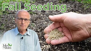 Fall Lawn Care  How To Grow Grass From Seed amp Overseed In Fall [upl. by Molli396]