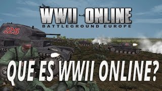 WWII ONLINE ESPAÑOL  QUE ES WWII ONLINE [upl. by Mathi]