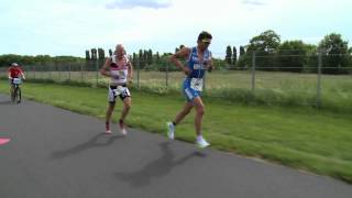 Jenson Button amazing 35th place at 2013 Ironman 703 Berlin [upl. by Akkina]