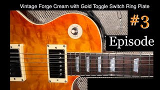 ￼ Cibson gets Vintage Forge Cream with Gold Toggle ￼Switch Ring Plate amp Sound Demo Epi 3 [upl. by Kila837]