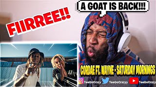 THAT REAL TALK DIFFERENT Cordae  Saturday Mornings feat Lil Wayne REACTION [upl. by Ij]